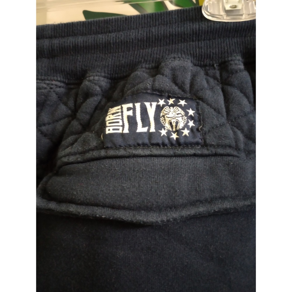 Bornfly Men's Joggers Sweatpants Pockets Drawstring Blue Medium - Picture 3 of 8